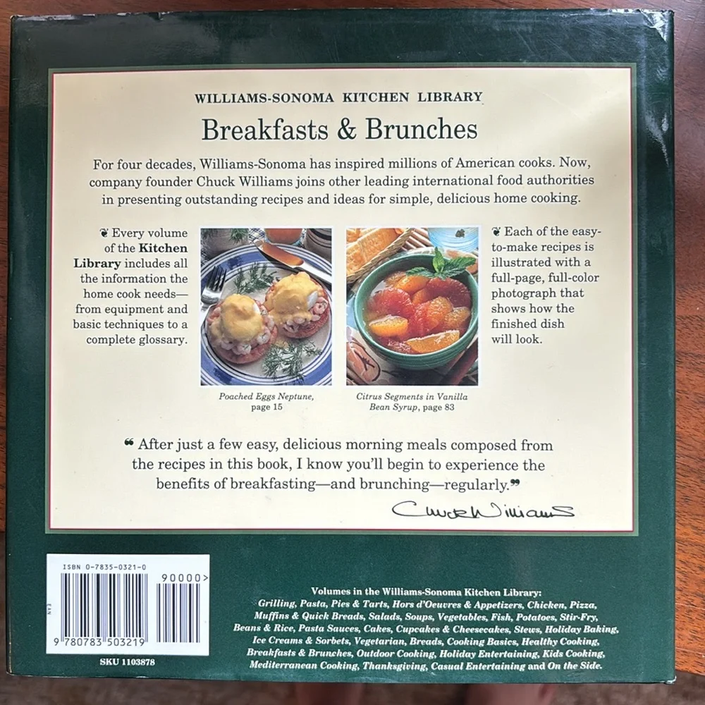 Williams-Sonoma Kitchen Library Cookbooks Set of 2